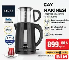 RANGE ÇAY MAKİNESİ